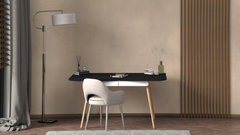 Luperna Wor v2 Çekmeceli Çalışma Masası Siyah 120x60