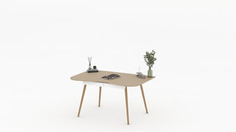 Luperna Wor v2 Çekmeceli Çalışma Masası Meşe 120x60
