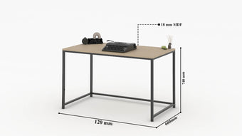 Luperna Tinnes Çalışma Masası Meşe 120x60