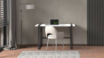 Luperna Zeyt Çalışma Masası Beyaz 120x60