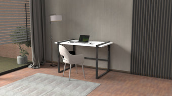 Luperna Zeyt Çalışma Masası Beyaz 120x60
